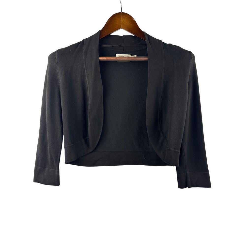 Women’s Eliza J Small Black Cropped Sweater